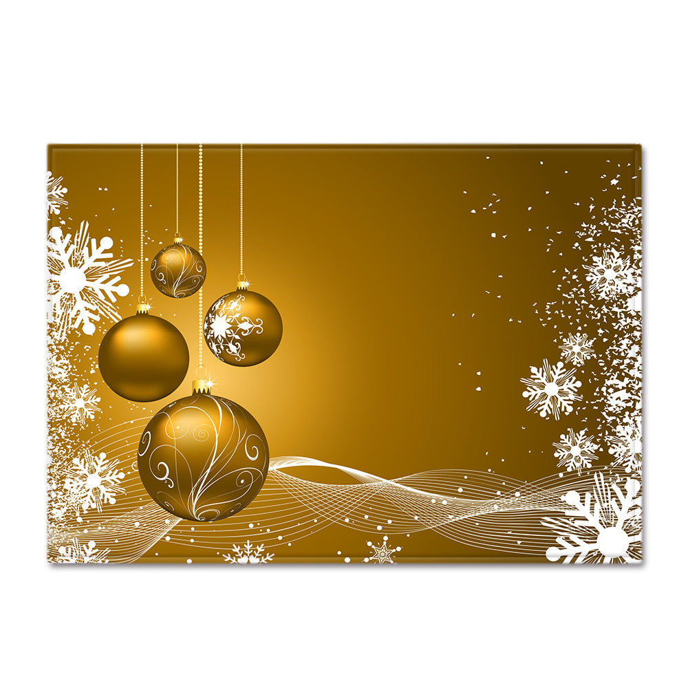 Christmas Living Room Floor Mat Bedroom Dining Room Carpet.